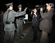 Reporters Blocked in Beijing